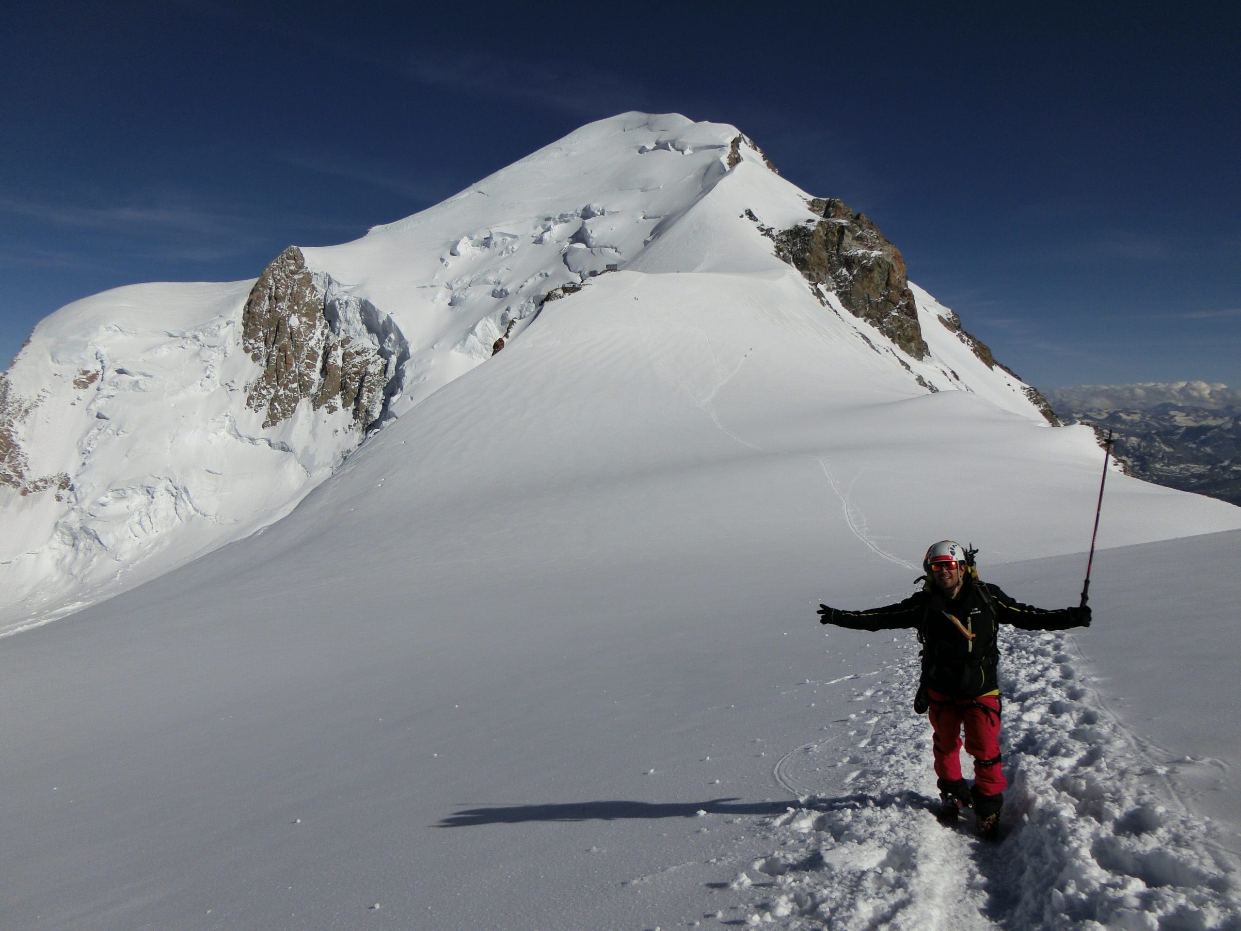 La descente du Mont Blanc