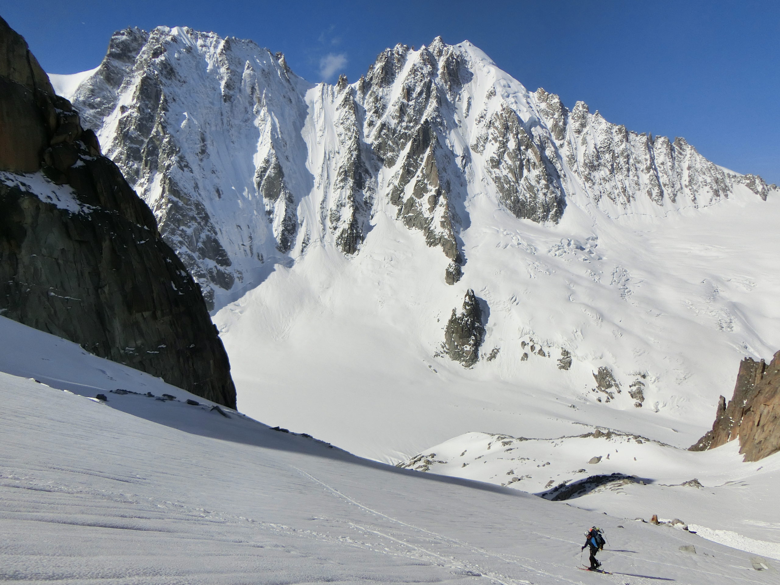 Ski de randonnée dans le massif du Mont Blanc
